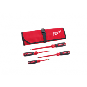 Milwaukee 4 PC Insulated Screwdriver Set w/ Roll Pouch