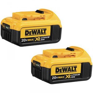 2* Genuine Dewalt DCB204 20v/18v 4.0ah li-ion battery
